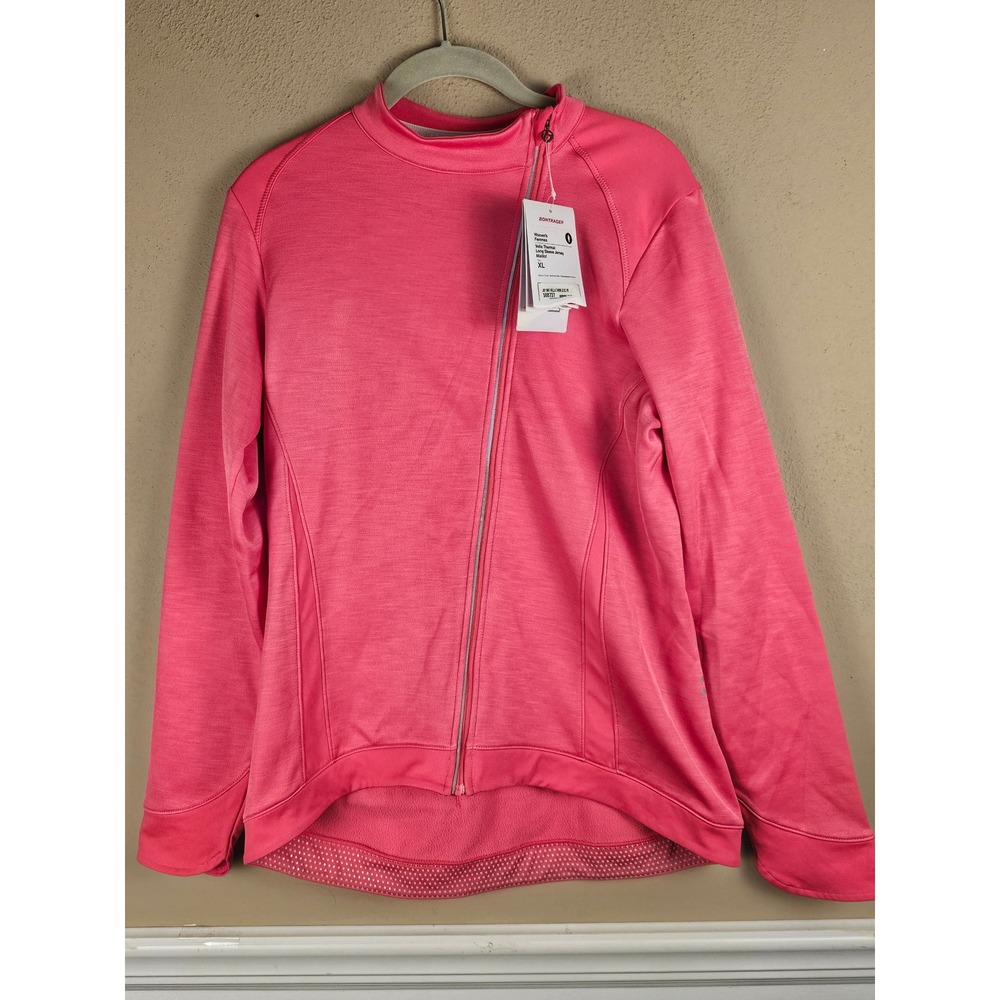 NWT Bontrager Womens Pink Vella Thermal Long Sleeve Cycling Jersey Maillot XL